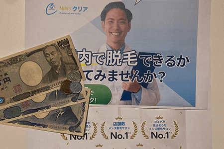 全身脱毛の料金が最安値